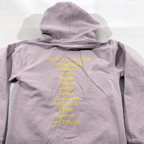 Harry Styles Merch Love on Tour Track List Lavender S Hoodie HSLOT Harrys House - Picture 11 of 13